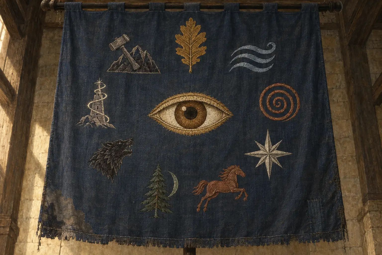 Flagge des Königreiches Auwharin